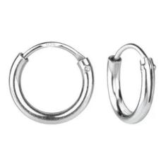 Imagem de Brinco Argola Prata 925 Infantil Masculino Feminino 8 Mm - Mga-Br
