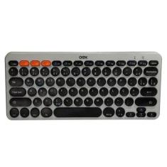 Imagem de Teclado bluetooth retro plus TC510 oex cinza