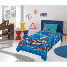 Imagem de Jogo de Lençol Mickey Solteiro 2Pçs Azul