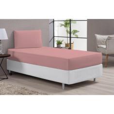 Imagem de Lençol Solteiro Rosê 400 Fios Hospital Hotel