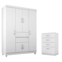 Imagem de Conjunto Quarto Guarda Roupa Comoda Pescara