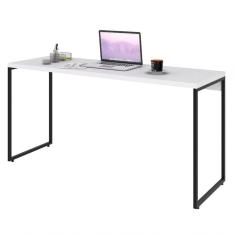 Imagem de Mesa De Escritório Escrivaninha 150cm Dynamica Industrial C08 Branco Chess
