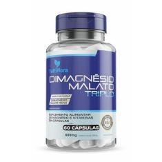 Imagem de Dimagnésio Malato Triplo (Dimalato, Quelato e Cloreto de Magnésio P.A) 60 Caps de 500mg Tuttiflora