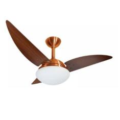 Imagem de Ventilador Teto Sala Classic Silencioso Cobre 3 Pás Tabaco - Infinity