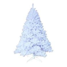 Imagem de Árvore de Natal Pinheiro Suíço Branco Luxo Premium 346 Galhos 1,50m - 