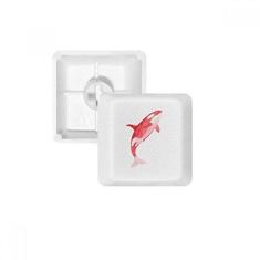 Imagem de IUCN — Teclado mecânico de baleia Red Killer Whale com animais ameaçados, kit de atualização para jogos PBT