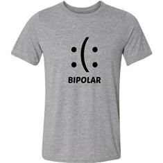 Imagem de Camiseta Bipolar Alegre Triste Humor Instabilidade Emocional