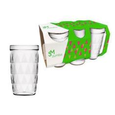 Imagem de Jogo de Copos Vidro Zumba 270ml 6 Unidades - Nadir