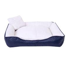 Imagem de Cama Para Pet Cães E Gatos Sherpa Porte Medio Azul Marinho F101
