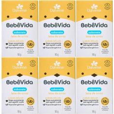 Imagem de 6UN Sabonete Vegetal Bebe Vida Leite de Arroz 90g Davene