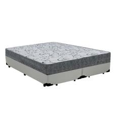Imagem de Cama Box Casal Bipartido Colchão Espuma D33 Maxx Kansas + Box Sintético 70X138x188