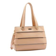 Imagem de Bolsa De Ombro Feminina Chenson Lançamento Elegância 3484659, Bege