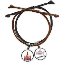 Imagem de DIYthinker Pulseira de couro com estampa de Kremlin da Rússia com corrente de mão e símbolo nacional
