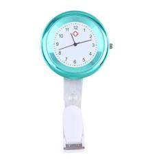 Imagem de Hemobllo Relógio de lapela para enfermeira, relógio de bolso, médico, relógio de bolso, relógio de quartzo, broche para homens e mulheres, presente de aniversário de ano novo (verde), , 9.3*4.5 cm