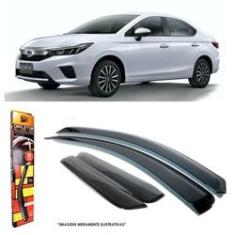 Imagem de Calha de Chuva Honda City 2015 até 2019 4 Portas TG Poli - 28009