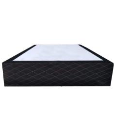 Imagem de Cama Box Blindado Viúva AColchoes Poliéster Preto 40x128x188