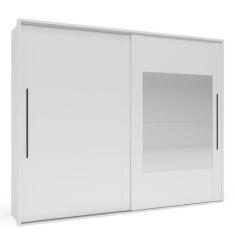 Imagem de Guarda-roupa Sevilha 2 Portas de Correr com Espelhos Branco