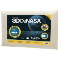 Imagem de Kit 2 Travesseiros 3D Danasa Alto 39X59x13cm Duoflex