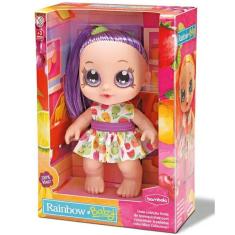 Imagem de Boneca Menina Bebe Divertida Rainbow BABY UVA