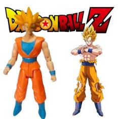 Imagem de Boneco Goku Super Saiyajin Dragon Ball Z Anime Pequeno Ideal Para Fã -