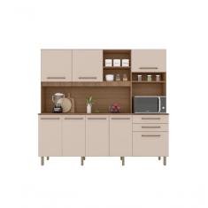 Imagem de Armário Cozinha Completa Multiuso Ibiza Madine 8 Portas Arenas