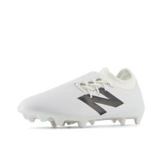 Imagem de New Balance Tênis de futebol unissex Furon Dispatch Fg V7+, Branco/preto/vermelho verdadeiro, 12.5 Wide Women/11 Men