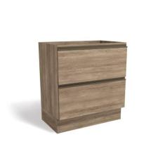 Imagem de Balcão De Cozinha Gabinete Maxxi G755 C/ 2 Gavetas S/Tampo 80cm Nogal