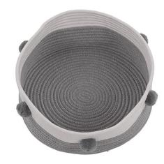 Imagem de Cama de Cesta para Gatos, Rede para Gatos, Corda de Algodão, Cama de Dormir para Animais de Estimação, Arranhador para Arranhar, Almofada de Cabeceira, Espreguiçadeira para