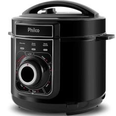Imagem de Panela Pressao Elétrica 5L Philco PPP02PI Antiaderente Preta Inox Multifuncional 900w
