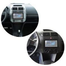 Imagem de Moldura Painel 2 Din Dvd Polo Hatch Sedan 2003 À 2013 