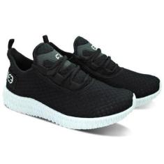 Imagem de Tênis Esportivo Academia Corrida Caminhada Feminino Colméia Preto e-Feminino