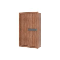 Imagem de Guarda Roupa Solteiro 2 Portas de Correr e 2 Gavetas Vivacce 835 Flex Freijo ou Freijo c/ Cinza - Carraro