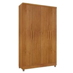 Imagem de Guarda-Roupa Solteiro Amsterdam II 4 PT 2 GV Cinamomo - Tcil