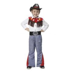 Imagem de Roupa de Cowboy Infantil Com Cinto Fantasia de Festa Junina - Fantasia