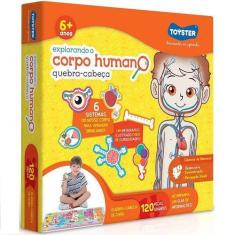 Imagem de QUEBRA-CABEÇA Grandao Explorando o Corpo Humano 120 Peças Toyster 2490