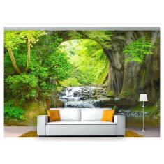 Imagem de Papel De Parede Cachoeira Natureza Mata 3D 6M² Nch180