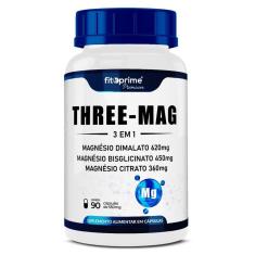 Imagem de Three Mag - Magnésio 3 Em 1 90 Cápsulas De 550Mg- Fitoprime