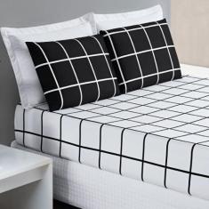 Imagem de Jogo De Cama Austin Solteiro 02 Peças Micropercal 200 Fios - Bia Enxov