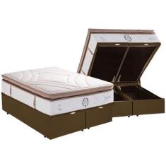 Imagem de Cama Box Baú King + Colchão Herval Imperatore C1654 Molas Ensacadas 19