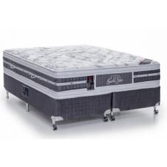 Imagem de Cama Castor Queen Super Luxo Latex Plush Double Face 158X198x63 + Box