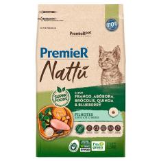 Imagem de Ração Seca PremieR Nattú Abóbora para Gatos Filhotes - 1,5 Kg