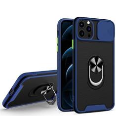Imagem de Para iPhone 13 Pro Max Armor Ring Holder Capa de telefone para iPhone 12 11 Pro Max XR X 7 8 Plus Capa de proteção de lente deslizante magnética, T5, para iphone XS Max