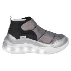 Imagem de Tênis Infantil Pampili SPK 35 683.020 Led NFT Cano Médio-Feminino