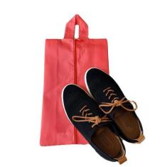 Imagem de Bolsa Porta Sapato Viagem Tenis Roupa Multiuso Vermelho - O Broto De F