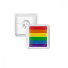 Imagem de DIYthinker Rainbow Gay Lesbian Bissexuais Suporte Tecla Teclado Mecânico PBT Gaming Upgrade Kit