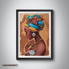 Imagem de Quadro Decorativo Africana