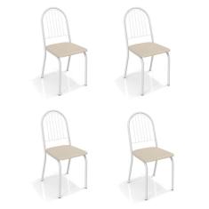Imagem de Conjunto Com 4 Cadeiras De Cozinha Noruega  E Nude