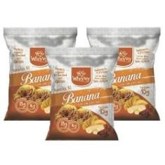Imagem de 3x Biscoito de Banana - 45g - Wheyviv