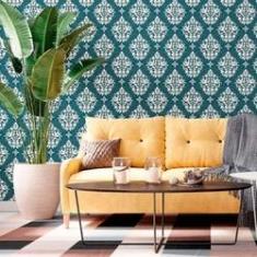 Imagem de Papel de Parede Adesivo Arabescos N012022 Rolo 0,58x3M