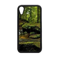 Imagem de Capa para iPhone XR Stream Green Forestry Science Nature Scenery para Apple Cover Phone Protection